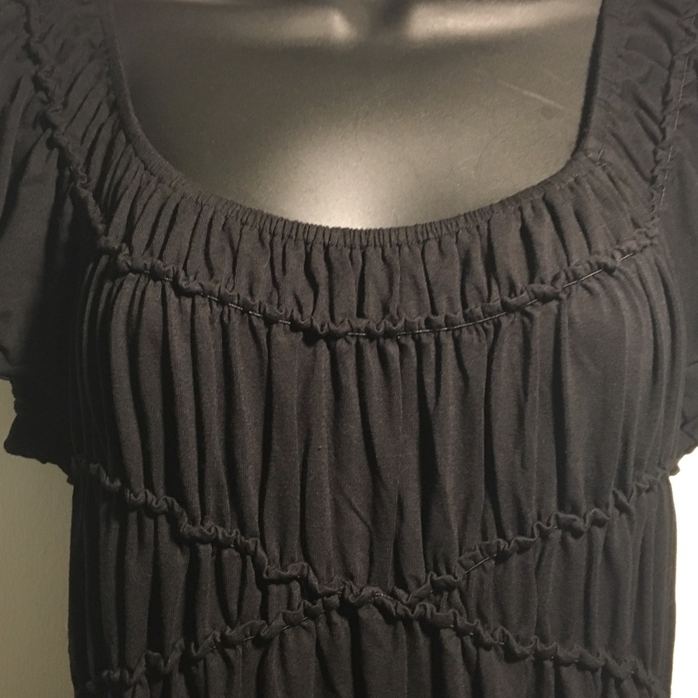 Black smock dress